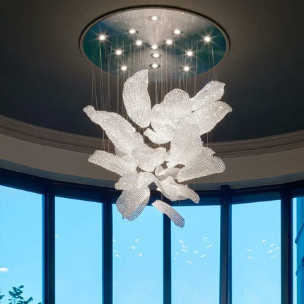 Customized Luxury Indoor Decoration Banquet Hall Hotel Lobby Custom Modern Crystal LED Project Chandelier