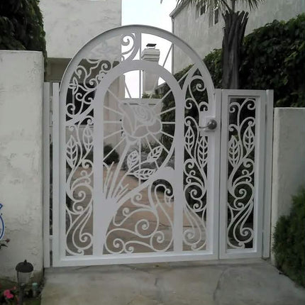 Luxury Antique Wrought Iron Fancy Main Gate Design Driveway Gate Design Garden Steel Gate