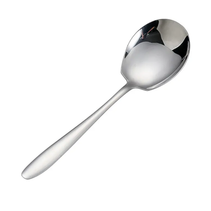 High Quality Stainless Steel Spoon Flatware Hotel Buffet Common Spoon Household Thickened Meal Silverware Spoon Cutlery
