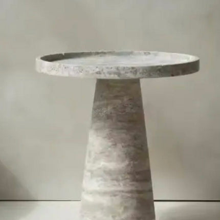 Customized Luxury Natural Stone Furniture Marble Bedroom Bedside Table Living Room Calacatta Viola Marble Side Table