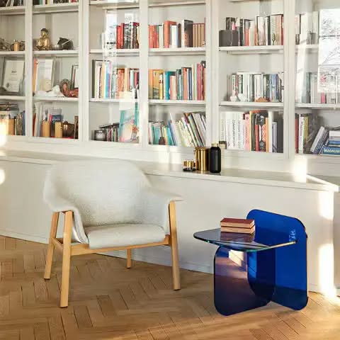 Light Luxury Acrylic Sofa Side Table Living Room Small Creative Transparent Coffee Table