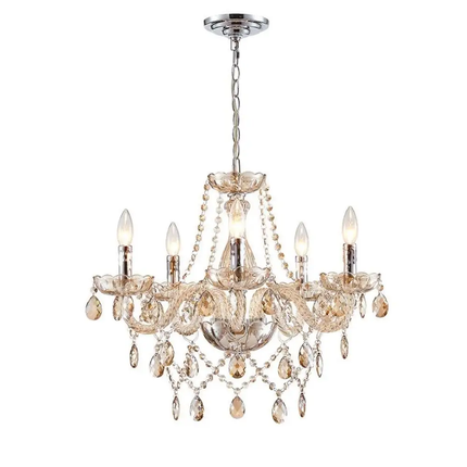 Customizable Luxury LED Big Hanging Lamp For Apartment Villa K9 Crystal Candle Chandeliers Lighting For Living Room