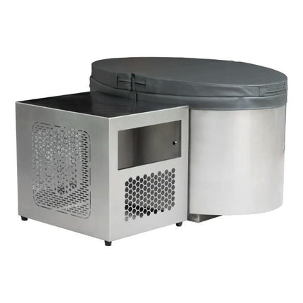 Stainless Steel Cold Plunge Ice Bath Tub With Chiller And Filter for Outdoor Use