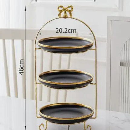 Marble Design Dinnerware Set Dishes Gold Serving Wedding Charger Plate Cake Stand Ceramic Plates Fish Plates