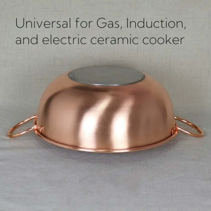 Energinox Rapid Heat Conduction Even Heating Multiple Sizes Copper Sauce Egg White Whisking Dessert Jam Custard Mini Pot