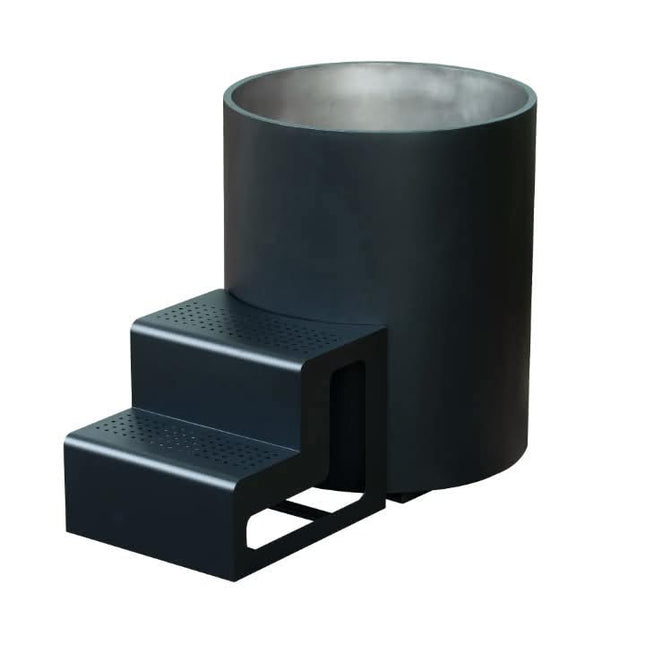 Stainless Steel Cylinder Cold Plunge Tub Professional Ice bath Tub