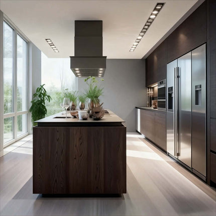 Customize Modern Kitchen Cabinets Solid Wood Modular Island Kitchenette Gabinetes De Cocina for Residential