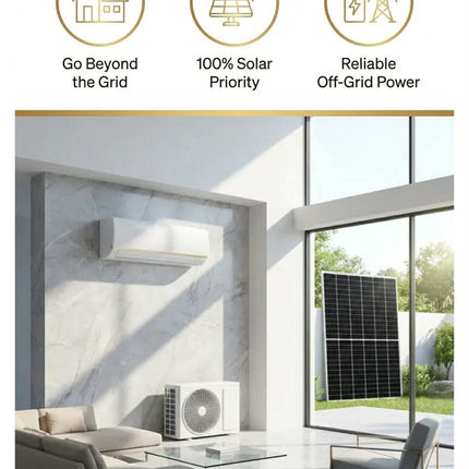 Smart Solar Aircon: AI Adaptive Mode & Intelligent Energy Saving System