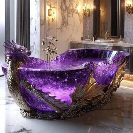 Sophisticated Metal Double European Bathtub With Modern Design Irregular Shape Durable Construction for Romantic Retreats Lid