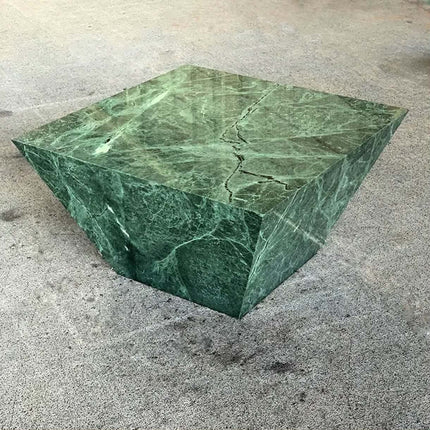 European modern design convertible extendable custom Green antique stone coffee table living room hotel use