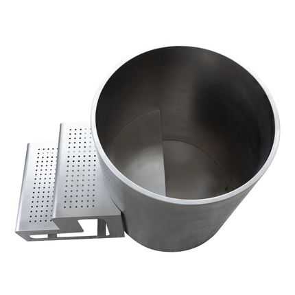 Outdoor Composite Panel With 304 Stainless Steel Cold Plunge Tub With Water Chiller Outdoor Ice Bath Tub