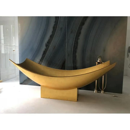 Modern Home Hotel Design Natural Stone Black Marble Freestanding Bathroom Bathtub