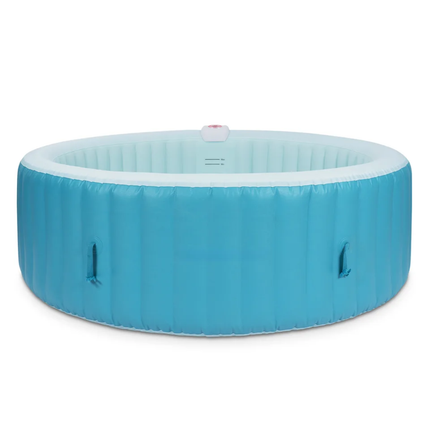 Customized PVC Inflatable Portable Folding Round Hot Tub Spa Pool 4-Person Blue 1000L Indoor/Outdoor