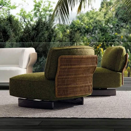 Modern Design Rope Outdoor Garden Sofa Set Washable & Waterproof Eco-Friendly for Patio Hotel & Villa Use