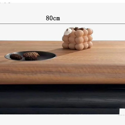 Wooden modern high end creative luxury round wooden coffee table for living room accent home furniture coffee table set