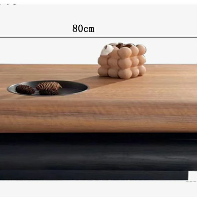 Wooden Modern High End Creative Luxury Round Wooden Coffee Table for Living Room Accent Home Furniture Coffee Table Set