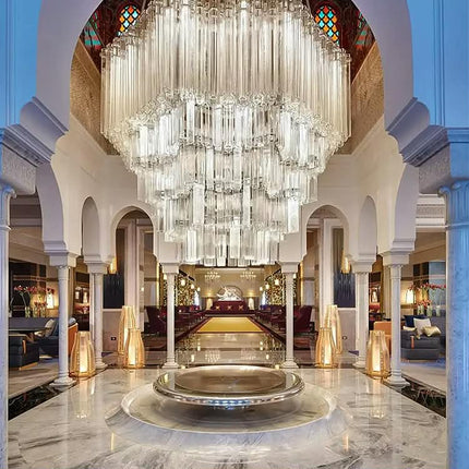 Customized Nordic Style Decoration Modern Show Room Dining Room Wedding Large Luxury Led Project Chandelier Lamp