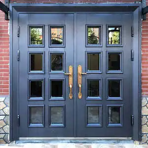 Factory Direct Sales Modern Style High-Quality Apartment Main Entrance Anti-Theft Steel Door High Security Steel Door