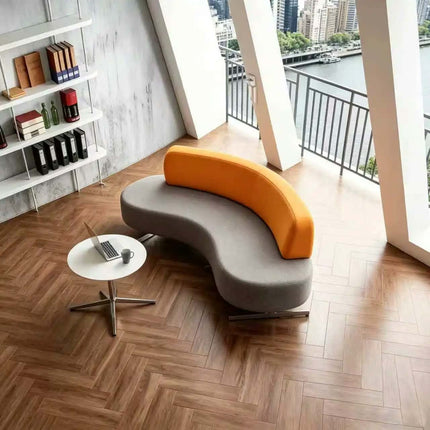 European Style Modern HDF Board Leisure Open Area Sectional Commercial Sofa Office Sofa Set Office Furniture Fabric Modular