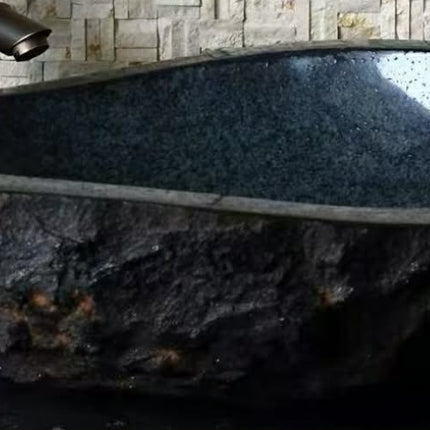 High Quality Modern Solid Stone Marble and Granite Basin with Hand Painted Design Hotel Use Drainer