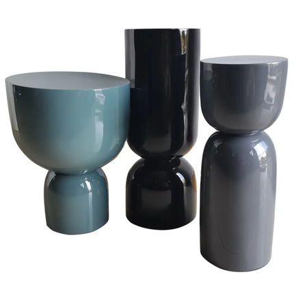 Modern Design Tea Table Cafe Side Table Fiberglass Round Coffee Table For Living Room Hotel Salon