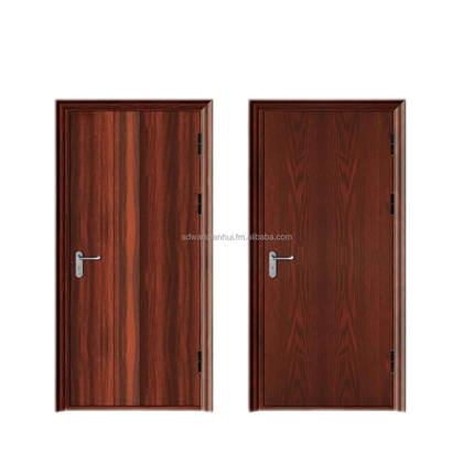 HAOTIAN Modern Style Steel Security Doors Commercial Exterior Front Entry For Houses Offices Sound Insulation Model 7005 Outdoor
