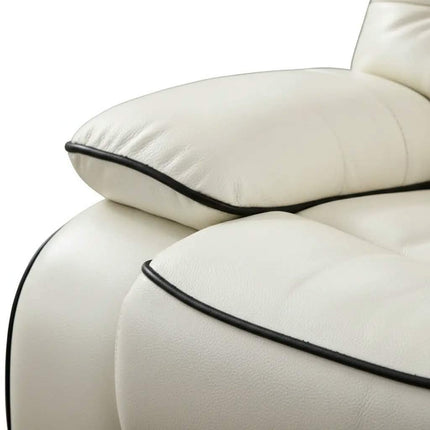 High End Modern Frank Air Leather Chesterfield Recliner Sofa Set With Soft Cushion Back For Luxury Living Room Home Furniture