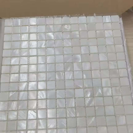 30×30 Classic Ocean Shell Mosaic Handcrafted Piece of Fine Quality