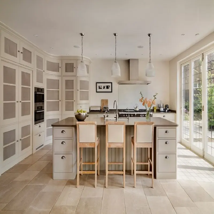 Fully Custom-Made Top Quality Personalized Yellow Lacquered Kitchen Cabinet Bright Color