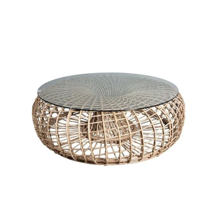 Modern Horizon Luxury Outdoor Living Set with Dark Rattan Weave