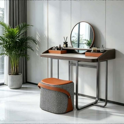 Modern Simple Saddle Solid  Wood  Eco-friendly Durable Dresser with Storage Drawers Standing Bedroom Furniture for Home