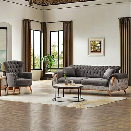 Luxury Modern Reclining Sofa Bed Set for Home Office Apartment Hotel or Villa for Living Room Use