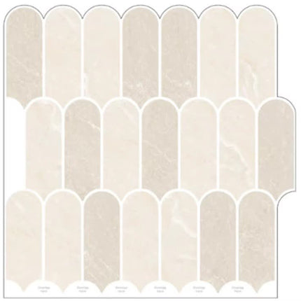 30 X 30 CM Waterproof Floral Modern Kitchen & Bathroom Wall Tile Stickers Removable Decoration Peel and Stick Tile For Home
