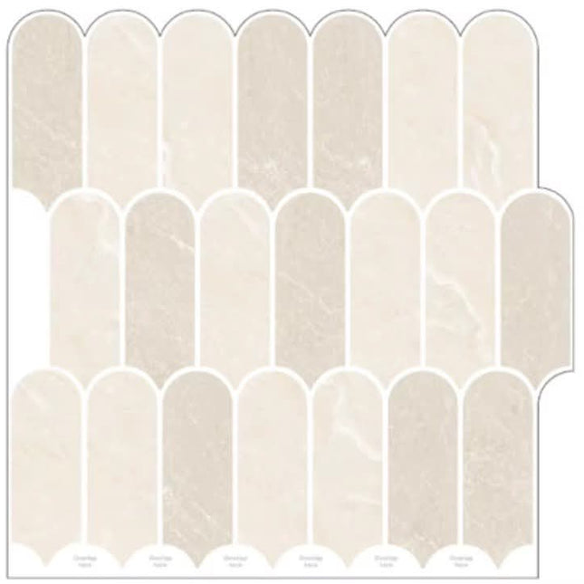 30 X 30 CM Waterproof Floral Modern Kitchen & Bathroom Wall Tile Stickers Removable Decoration Peel and Stick Tile For Home