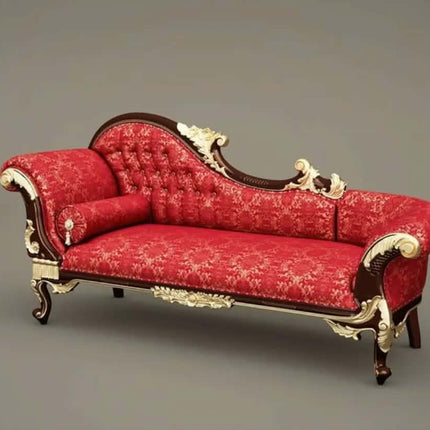 Luxury Royal Style European Handmade PU Leather L-Shape Sofa Set With Ebony Wood Carving For Living Room Palace Design