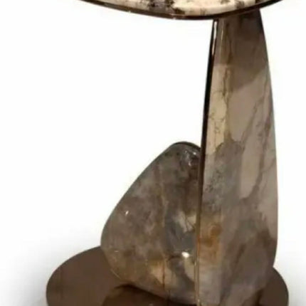 Gainsville Furniture Stone Furniture Yellow Table Low Plinth Marble Living Room Luxury Natural Customized Table Design