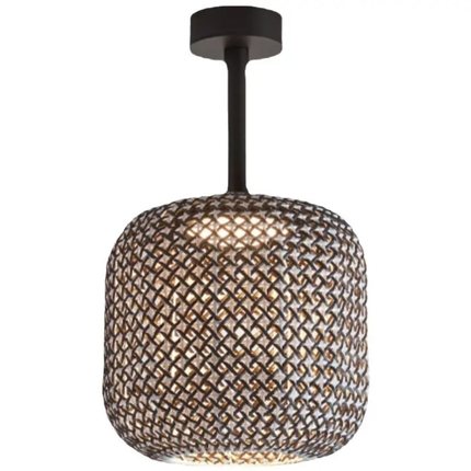 Outdoor Courtyard Wall Lamp, Japanese Retro Rattan Pendant Light, Homestay Corridor Entrance Light, Waterproof Garden Villa Exte