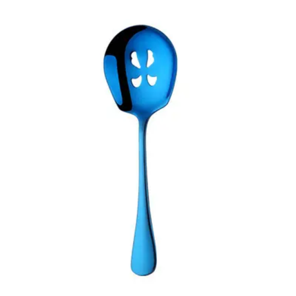 Stainless Steel Eco-Friendly Communal Serving Spoons Large Size For Hotels Restaurants Cafeterias Self-Serving Dish Distribution