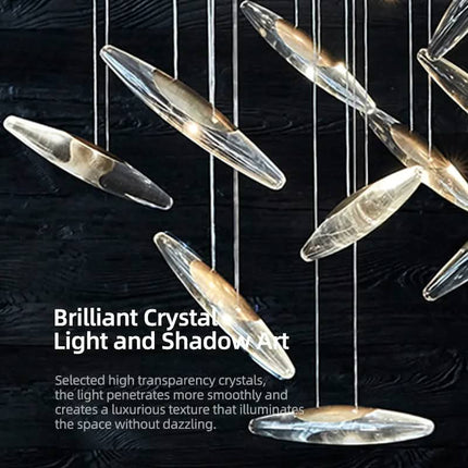 Modern Design Chandelier Luxury Hotel Lobby Chandelier Interior Dining Room Living Room Decorative Customized Crystal Chandelier