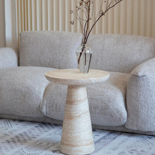 Nordic Sofa Side Table, Guesthouse, Living Room Artistic Small Coffee Table, Side Cabinet, Balcony Small Table