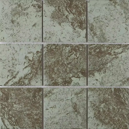 Hotel Project Inkjet Printing Marble Look Porcelain Stone Anti Matte Square Mosaic Swimming Pool Mosaic Tile