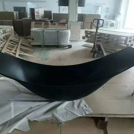 Matt White Eco-Friendly Composite Material Artificial Solid Surface Spa Tub Freestanding Soaking Hammock Bathtub With Drainer
