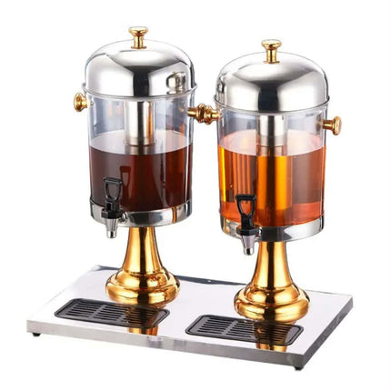Commercial Draft Beer Tower 8L Beer Dispenser Tower With Ice TubeLED Drink Dispenser For Bar Restaurant Equipment