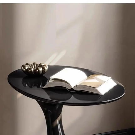 Elegant Retro Luxury Living Room Designer Side Table with Swan Neck Small Coffee Table Corner Tables For Hotel Use