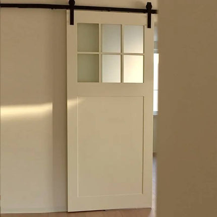 Modern Minimalist Design Slidding Barn Door For Indoor Entryways, Suitable For Warehouse and More