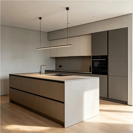 Custom Modern Slim Shaker Kitchen Cabinet Custom Finish Kitchen Cabinet Island With Sink Set Island Wooden Kitchen Cabinet Set