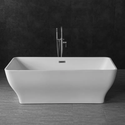 Acrylic Freestanding Blue Bathtub Custom Modern Wholesale Bathroom Soaking Tub