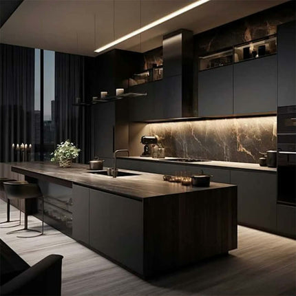 customize Kitchen Storage Cabinet Brown Wood Custom Luxury Kitchen Bar Cabinets Plywood Pet Kitchen Custom Cabinet