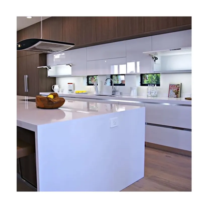 Luxury MDF Modular Modern Lacquer Glossy Kitchen Cabinet Set