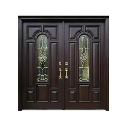 High Quality Modern Villa Exterior Wall Front Door Double Leaf Anti-Theft Steel Door
